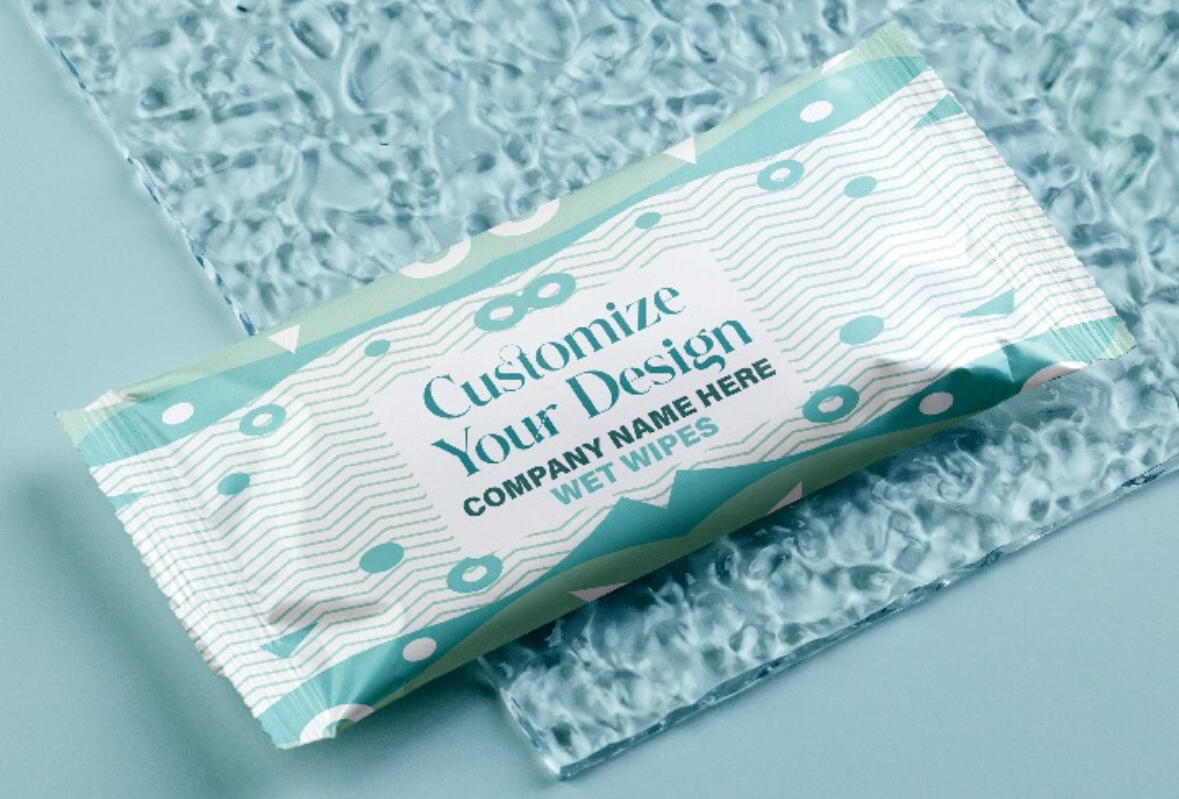 Custom sanitizing wipes with company logo by Sanitize Solutions USA Custom sanitizing wipes with company logo by Sanitize Solutions USA